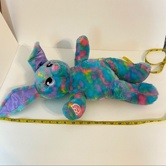 Build A Bear Bunny Rabbit Tie Dye Multi Color - Picture 7 of 7